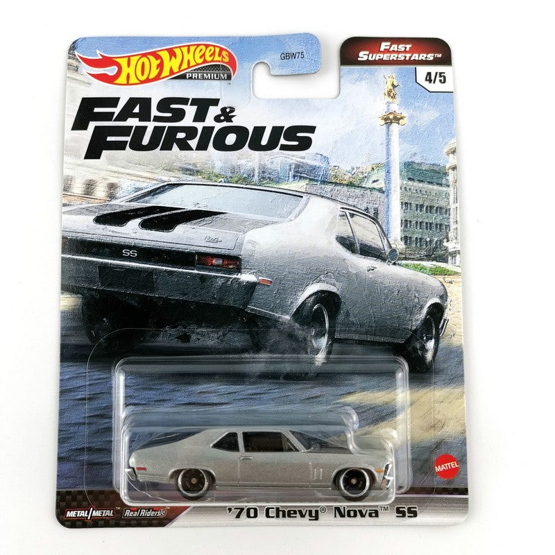 Hot Wheels Carros Velozes e Furiosos Nissan Skyline GTR BNR34 /Toyota GR Supra /Dodge Charger Coleção 1/64 Modelo Die-cast GBW75