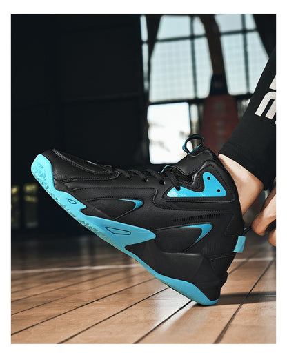 Men's plus size casual sneakers Four seasons breathable light outdoor basketball shoes fashion youth Joker sports running shoes