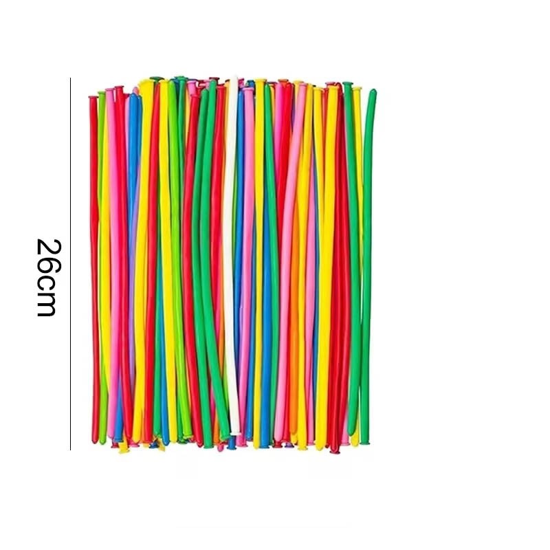 10/100Pcs Multicolor Spiral Long Balloon Twist Spiral Latex Inflatable Balloon Happy Birthday Holiday Decoration Wedding Kid Toy