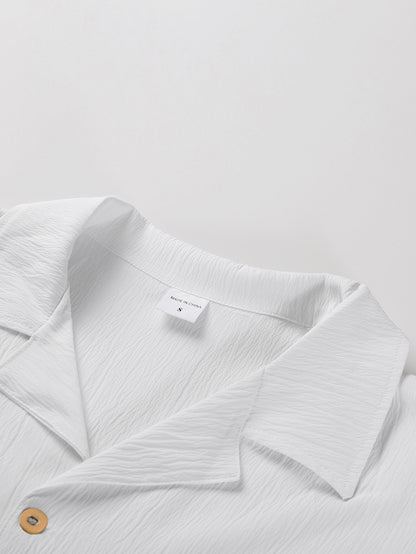 2025 Men's Casual Lapel Long Sleeve Shirts Tops Solid Loose Oversized T Shirt Men Cotton Linen Shirt Fashion Hawaiian Shirt Male