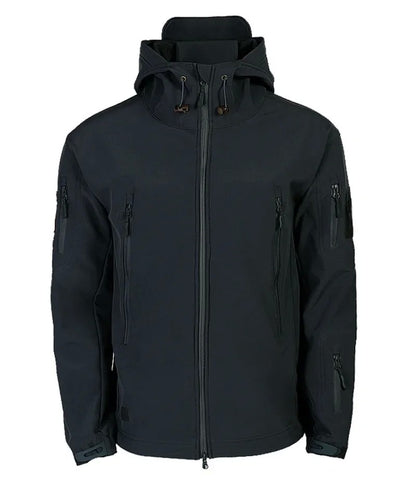 2024 new Tactical Jacket Men Combat Soft Shell Jackets Techwear Windproof Waterproof Breathable Fleece Thermal Hooded Coats