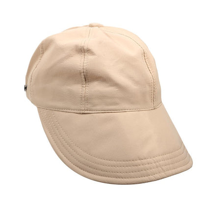 Chapéu de pescador feminino de verão com aba larga, chapéu de sol dobrável e portátil para meninas, chapéu de sol simples ajustável para proteção solar ao ar livre