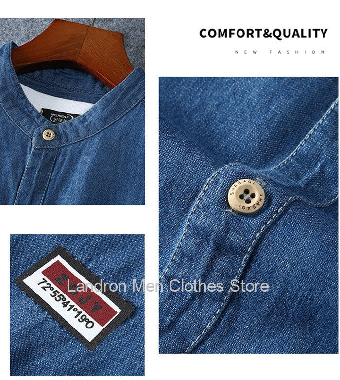 Denim Shirts Men Cotton Short Sleeve Summer Casual Jeans PLus Size 5XL 6XL 7XL Big Thin Boys Loose Blouse 8XL Man Male Camisa