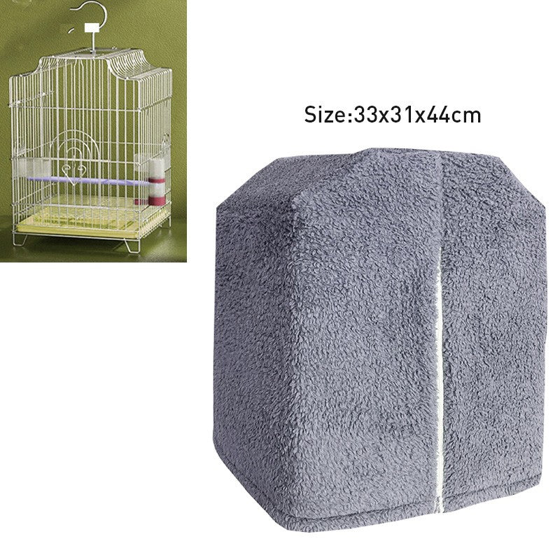 Capa Para Gaiola De Pássaros De Inverno Quente Respirável À Prova De Respingo Grande Capa Para Gaiola De Pássaros Sombra Protetora Para Gaiola De Papagaio Produtos Para Pássaros