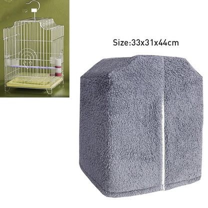 Capa Para Gaiola De Pássaros De Inverno Quente Respirável À Prova De Respingo Grande Capa Para Gaiola De Pássaros Sombra Protetora Para Gaiola De Papagaio Produtos Para Pássaros