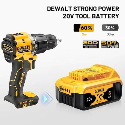 Furadeira de Impacto sem Fio sem Escovas DEWALT DCD805 20V Max Parafusadeira Elétrica Portátil Multifuncional