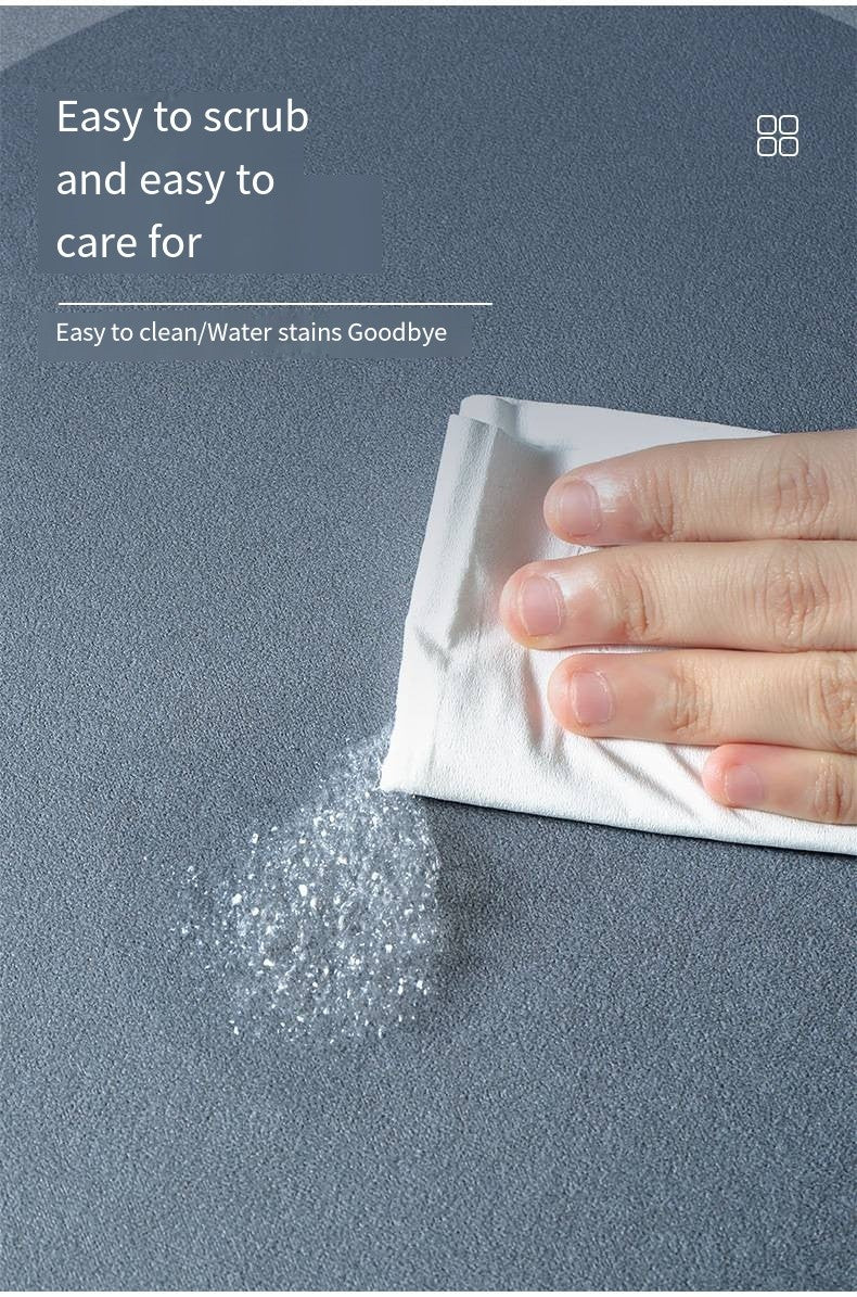 Diatomaceous Earth Absorbent Anti-fouling Kitchen Floor Mats Bathroom Anti-slip Rugs Kitchen Scrubbable Long Carpet