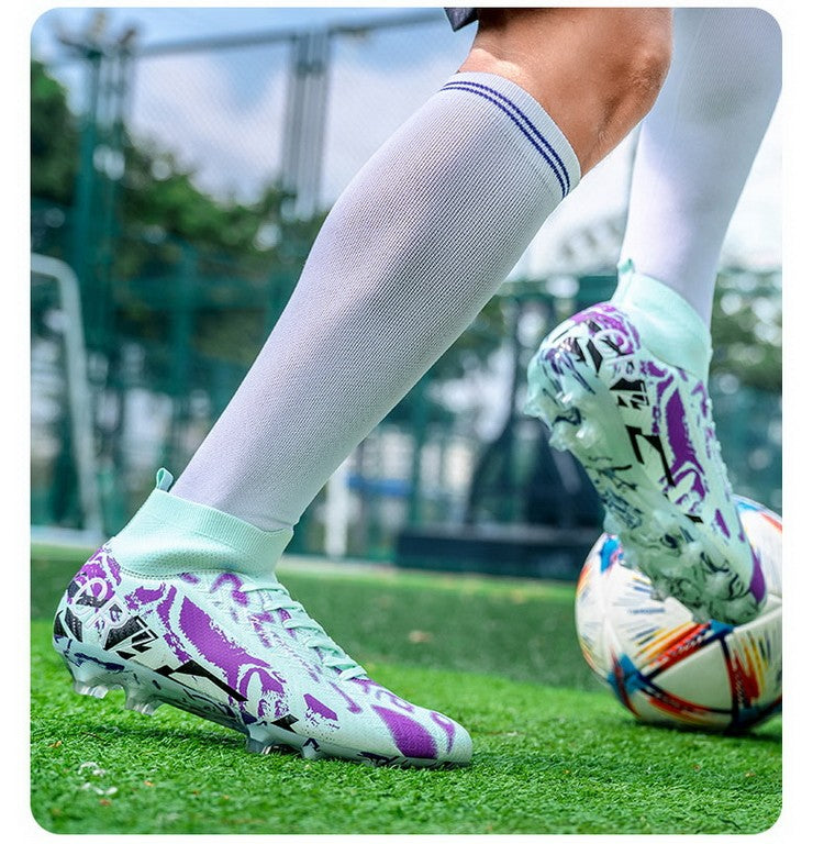 Man Football Shoes Professional Society Soccer Cleats Soccer Boots Non-slip Training Sneaker Artificial Quality Grass Footwear