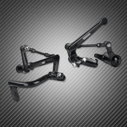 Kit de Controle Central para Motocicleta, Conjunto de Alavancas de Câmbio e Freio para Harley Touring Road King Electra Street Glide FLH 2009-2025