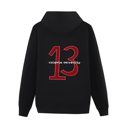 Colgate University 13 Hoodie korean clothes hooded shirt korean style clothes men's autumn clothes mens hoodie