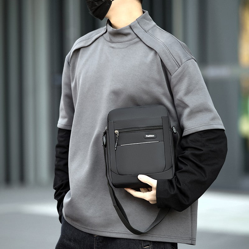 Versatile Oxford Crossbody Bag - Men's Business Casual Sling for Daily Commuting Essentials