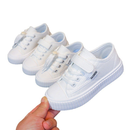 Children Sneaker Boys Casual Shoes Black Flat Student Walking Shoes Non-slip Girl Lightweight Sports Tennis Footwear