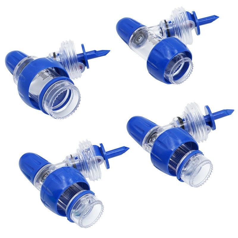 Seringa Contínua Veterinária Automática 1/2/5/10ml Injetor Ajustável de Vacina para Animais Acessórios de Injeção para Gado Ovinos Bovinos