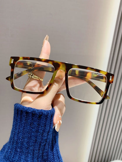 2/3PC New fashion large frame reading glasses trendy square frame rice nail middle-aged and elderly goggles reading glasses 2231