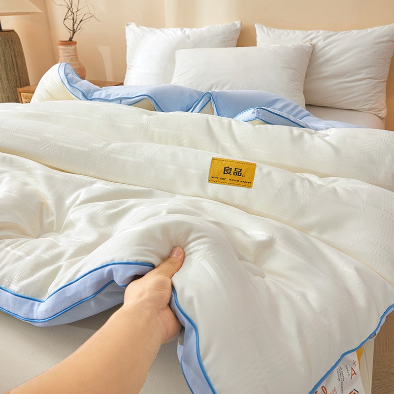 High Quality Autumn Winter Double Bed Duvet Insert Queen Size Thick Warm Quilted Comforter Soybean Fiber Fluffy Soft Quilt Core