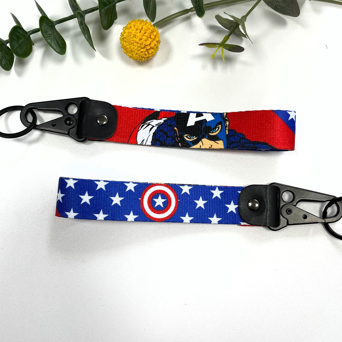 Chaveiro de bico de águia de figuras legais de anime, cordões curtos usados ​​em corda de telefone, suporte de crachá, pingente USB, cordão de chave portátil