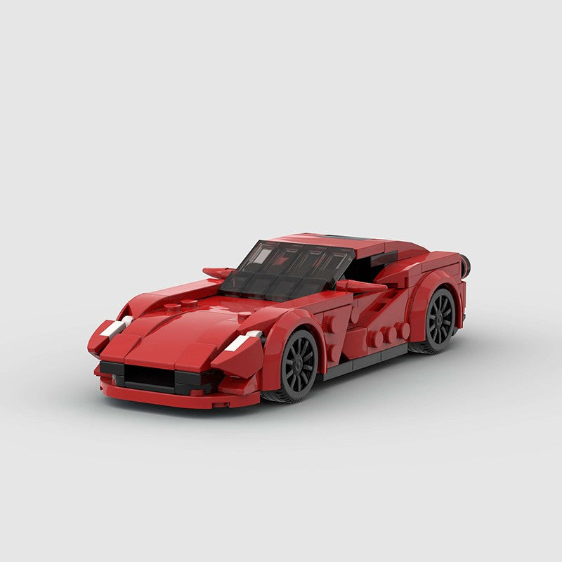 MOC Carro Esportivo de Corrida Veículo Cidade Speed Racer Modelo Técnico Blocos de Construção Tijolos Supercarro F1 Brinquedos Infantis Presentes para Meninos NSX