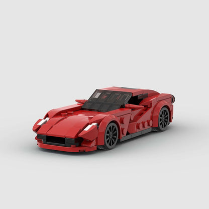 MOC Carro Esportivo de Corrida Veículo Cidade Speed Racer Modelo Técnico Blocos de Construção Tijolos Supercarro F1 Brinquedos Infantis Presentes para Meninos NSX