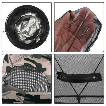 Chapéu Mosquiteiro Com Tela Protetora Repelente Insetos Abelhas Proteção Masculino Feminino Chapéu De Pesca Protetor Solar Ao Ar Livre