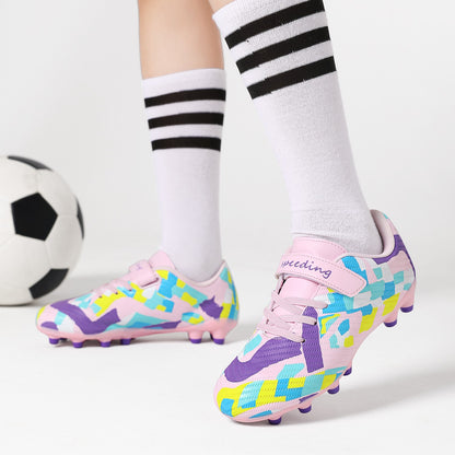 Kids Soccer Cleats Athletic Outdoor FG Football Boots Boys Girls Training Sneakers AG Youth Soccer Shoes for Little/Big Kids