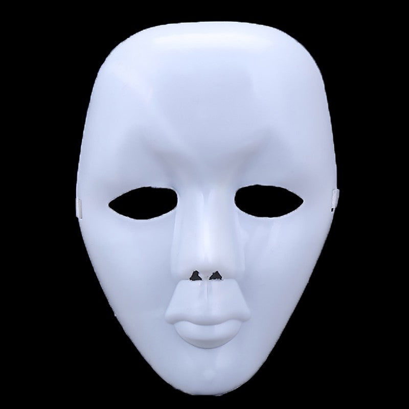 New Plastic Full Face Masks Street Dance Mask Masquerade Dance Mask Halloween Street Dance Mask For Cosplay Party Props