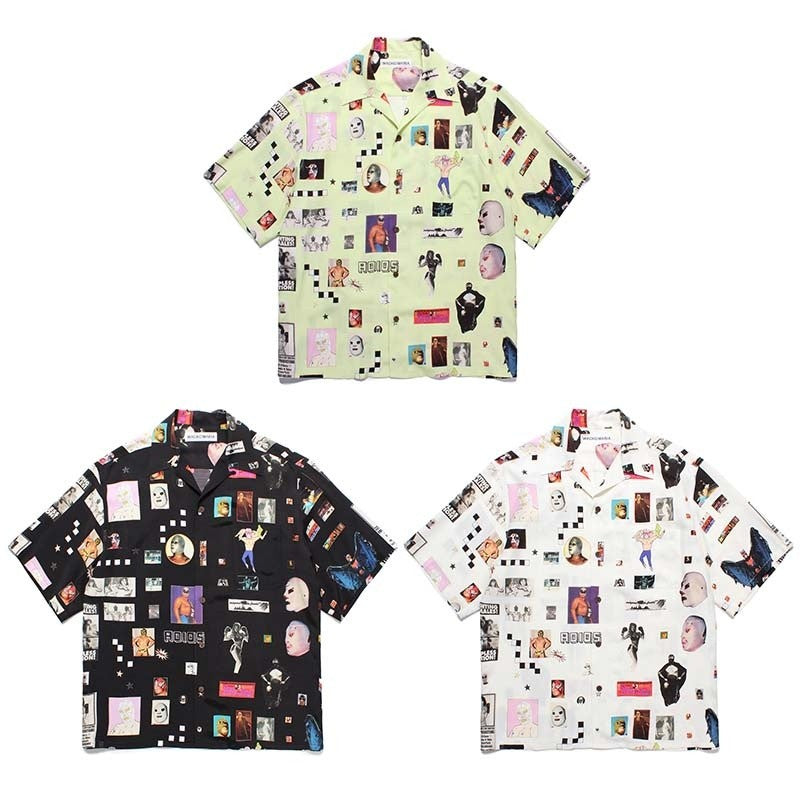 Latest Trend WACKO MARIA 25SS Vintage Denim Rope Crop Casual Hawaii Beach Holiday Mens Womens Casual Short Sleeve Shirt Tops