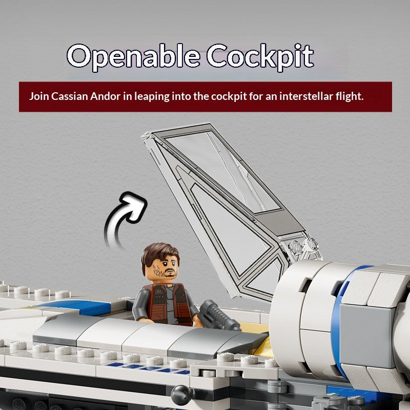 LEGO Building Blocks for Star Wars LG-75399U Wing Fighter, Boys' and Children's Toys, Birthday and Christmas Gifts