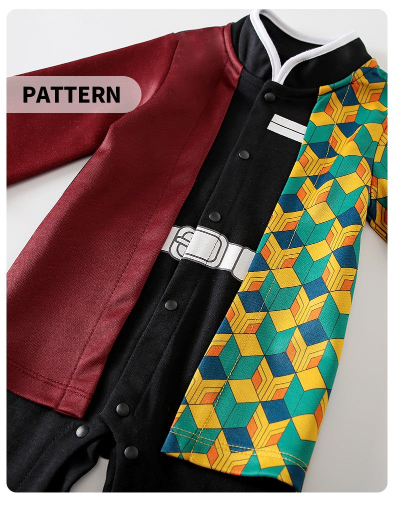 Long Sleeve 0-18 months Newborn Cartoon Cosplay Baby Boy Clothes Toddler Infant Onesie Costume Romper Jumpsuit Spring and Autumn