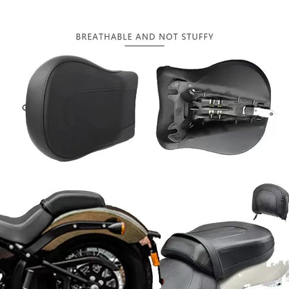 Banco traseiro para garupa macio preto para Harley Davidson Softail Fat Boy Night Train Springer 2006-2017