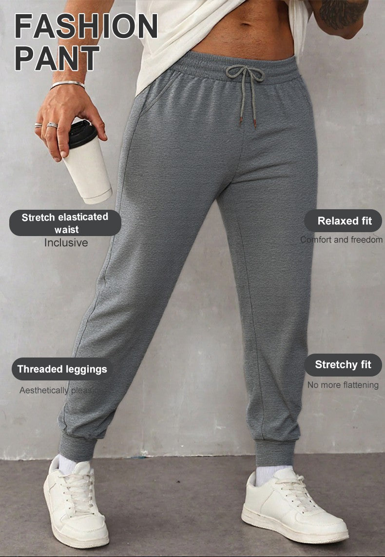 Don'T Worry I Have A Plan Print Male Sweatpant Autumn Basic Trousers Warm Elastic Waist Pants Joggers Drawstring Unisex Pant