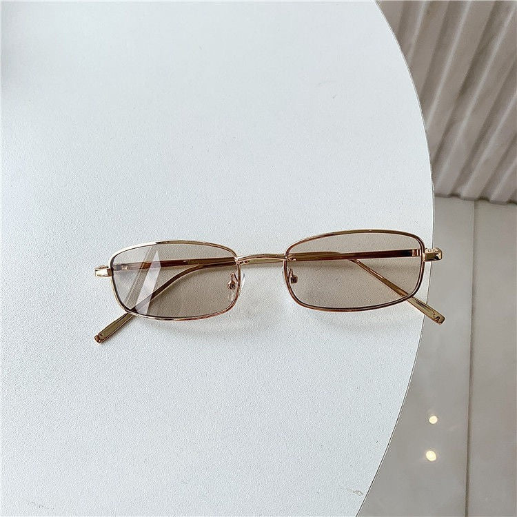 New Small Frame Rectangle Sunglasses Women's Brand Designer Square Sun Glasses Classic Men's Vintage Eyewear UV400 Gafas De Sol