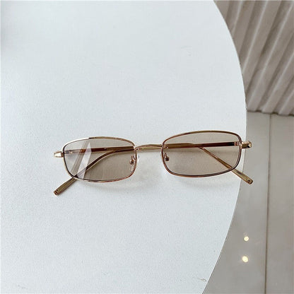 New Small Frame Rectangle Sunglasses Women's Brand Designer Square Sun Glasses Classic Men's Vintage Eyewear UV400 Gafas De Sol