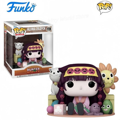 Hunter×Hunter Alluka Zoldyck #1728 3.2in Funko Pop Action Figures Uvogin Kalluto Zoldyck Colecionáveis Anime Bonecos de Vinil Modelo Brinquedos Presente