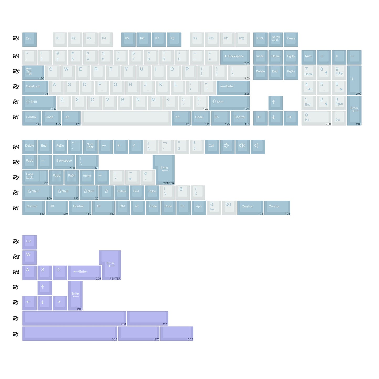 KBDiy GMK Jamon Keycap Red Retro PBT ISO Double Shot Cherry Profile Keycaps For MX Switches 60 Mechanical Keyboard Gamer Key Cap