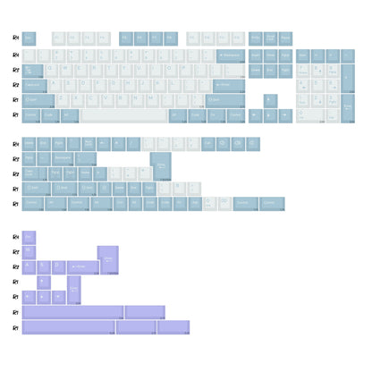 KBDiy GMK Jamon Keycap Red Retro PBT ISO Double Shot Cherry Profile Keycaps For MX Switches 60 Mechanical Keyboard Gamer Key Cap