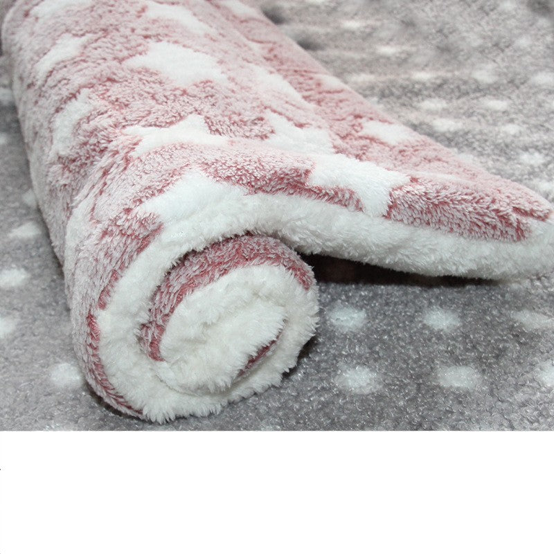 Tapete de inverno flanelado para animais de estimação, multimodelo, colchonete para canil, cobertor quente para animais de estimação, adequado para animais de estimação de grande, médio e pequeno porte