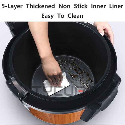 15L Electric Rice Cooker Heating Insulated Food Container Non-stick Inner Soup Warmer Kitchen Appliances For Sushi Restaurant