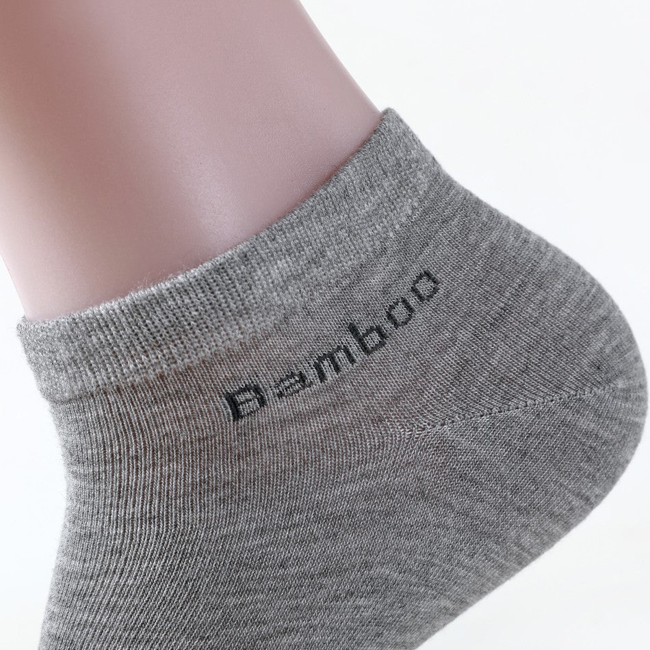 10 Pairs / Pack Men's Bamboo Fiber Socks Short High Quality New Casual Breatheable Anti-Bacterial Man Ankle Socks Men