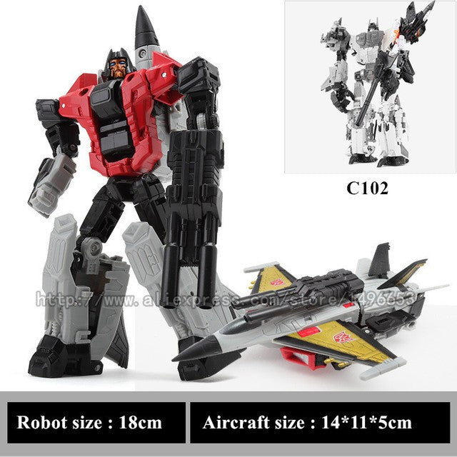 NOVO Chegou G1 KO Brinquedos de Transformação 5 EM 1 Boneco de Ação Clássico Dinossauro Robô Modelo Presente para Crianças