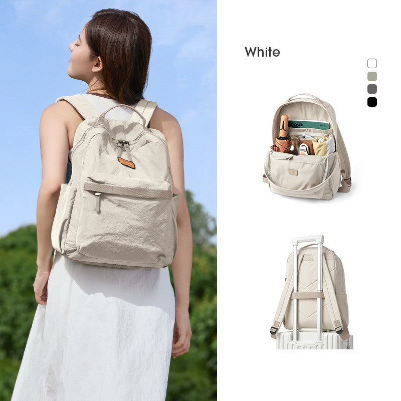 LEFF New Fashion Backpack For Women High Quality Outdoor Travel Waterproof Backpacks Laptop Commuting Bag High End Female Bags