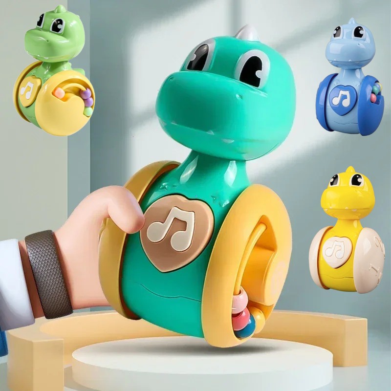 Roly Poly Baby Toys 6 To 12 Months, Tumbler Wobbler Toys for Infant Boy Girl - Perfect for Learning To Climb & Early Education