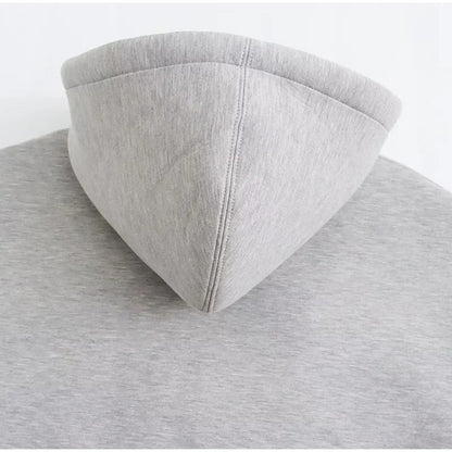 Women's Versatile Hooded Zip Long Sleeve Loose Jacket Fashion Oversized Casual Top Sweatshirt Street Basic Sports Wear