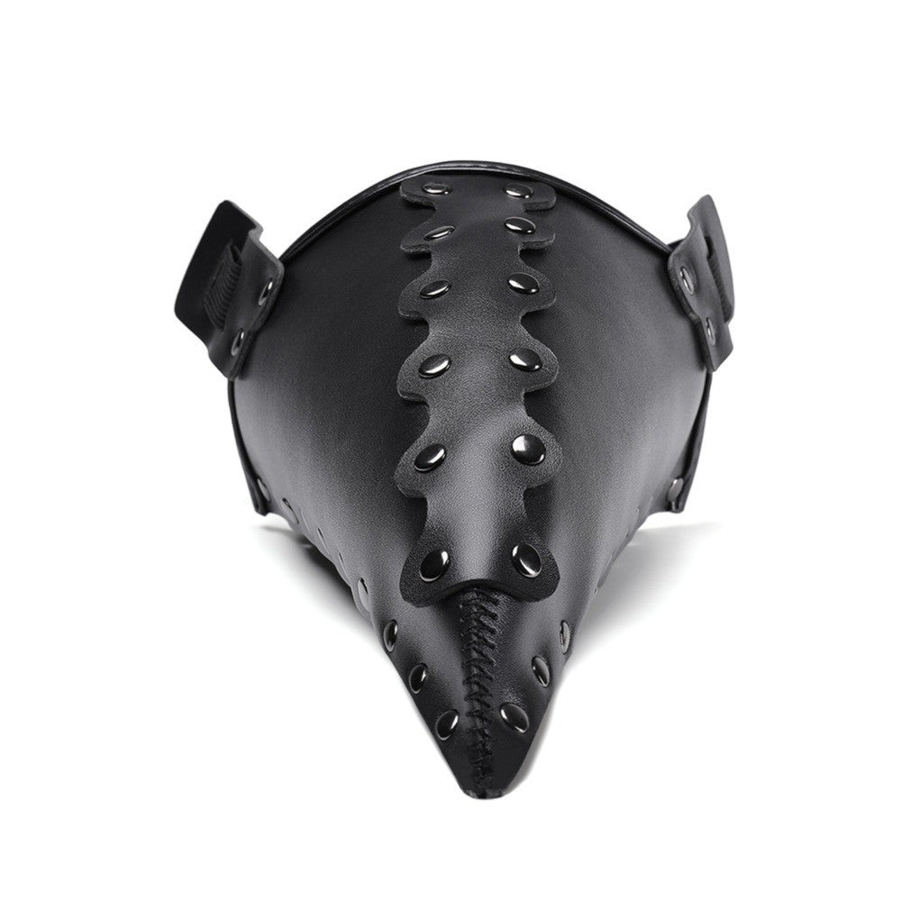 PU Leather Plague Doctor Mask Scary Steampunk Halloween Cosplay Gothic Festival Funny Face Props Carnival Masquerade Party Mask