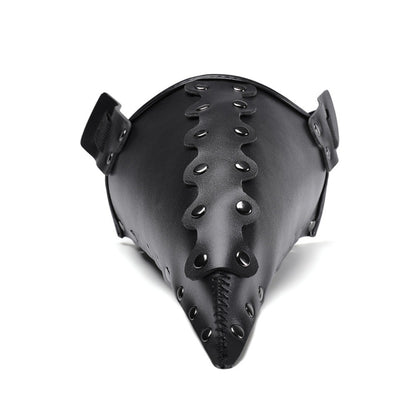 PU Leather Plague Doctor Mask Scary Steampunk Halloween Cosplay Gothic Festival Funny Face Props Carnival Masquerade Party Mask
