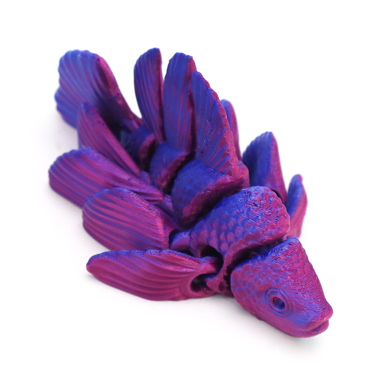 3D Printed Goldfish with Figures Multi-joint Movable Simulation Fish for Home Accessories Kids Gift Living Room Decoration& Gift