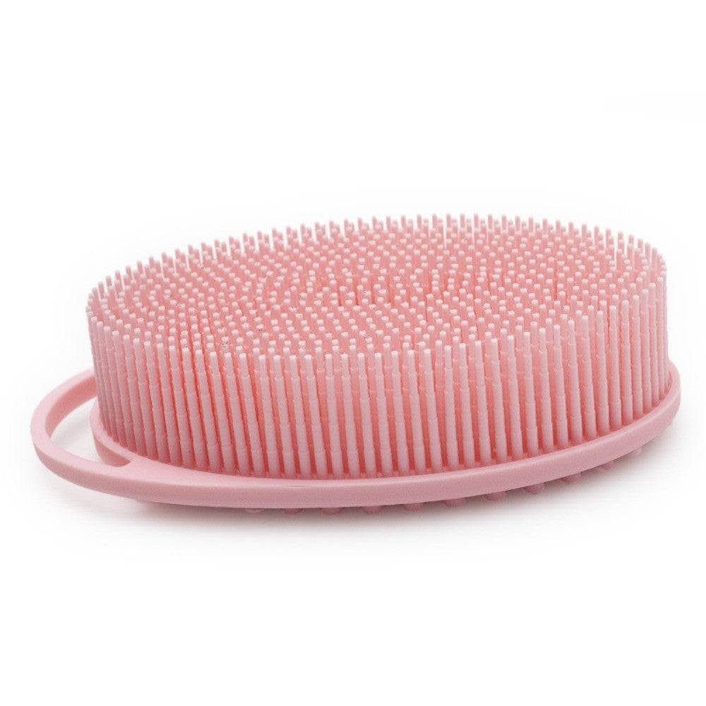 Soft Silicone Body Scrubber Exfoliating Baby Shower Gentle SPA Massage Brush Cleanser Body Wash Brush Back Scrubber Bath Tool