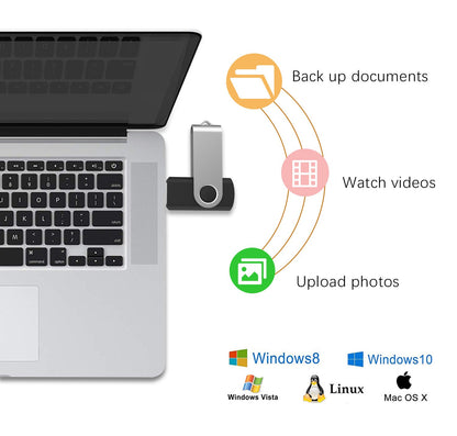 KOOTION 10 UNIDADES U305 Pendrive USB 32GB 16GB 8GB 1GB Pen Drive USB de Alta Velocidade Pen Drive