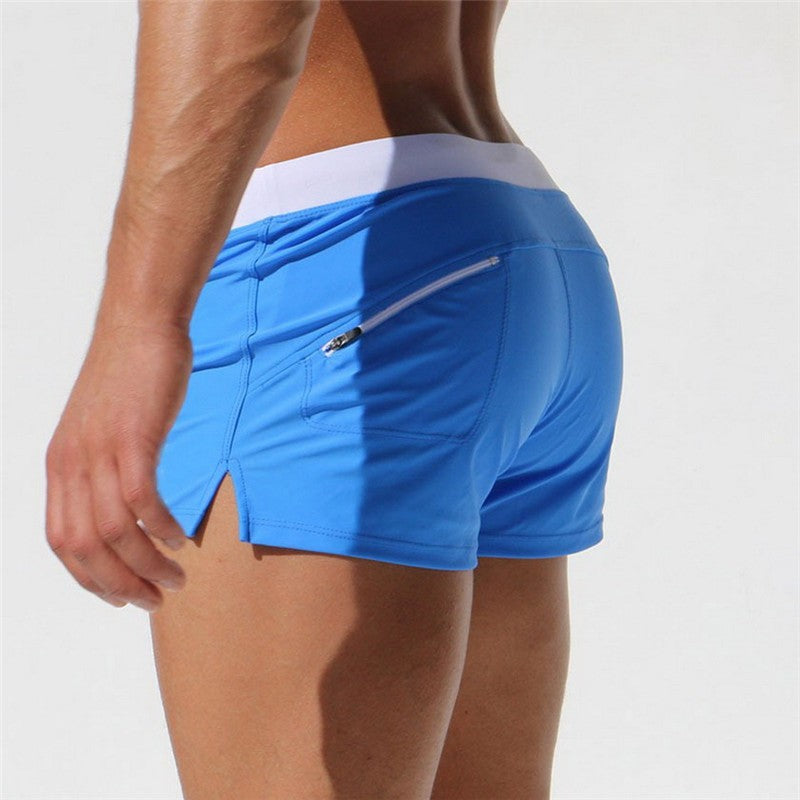 New Fashion Swimwear Men Breathable Men's Swimsuits Trunks Boxer Briefs Sunga SwimSuits Maillot De Bain Beach Shorts