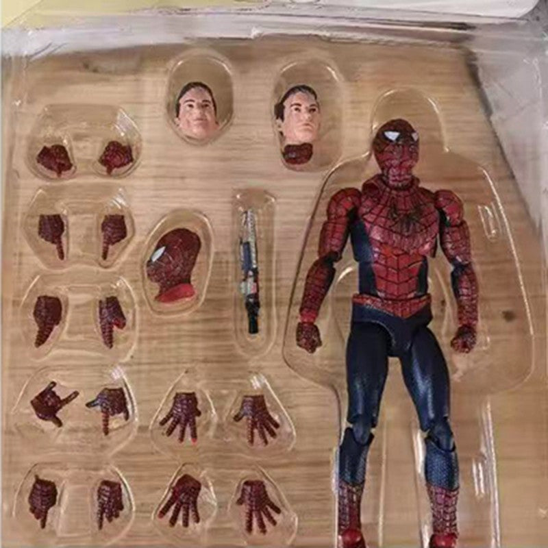 Action Figure Homem-Aranha Toby Maguire MAFEX No.241 - Modelo de Brinquedo Colecionável de Alta Qualidade com Tema Amigo da Vizinhança
