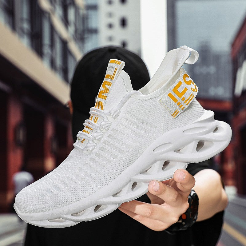 Men Shoes Comfortable Unisex Sneakers Breathable Couple Running Shoes Women Tenis Sports Shoe Size 36-46 White Walking Sneakers